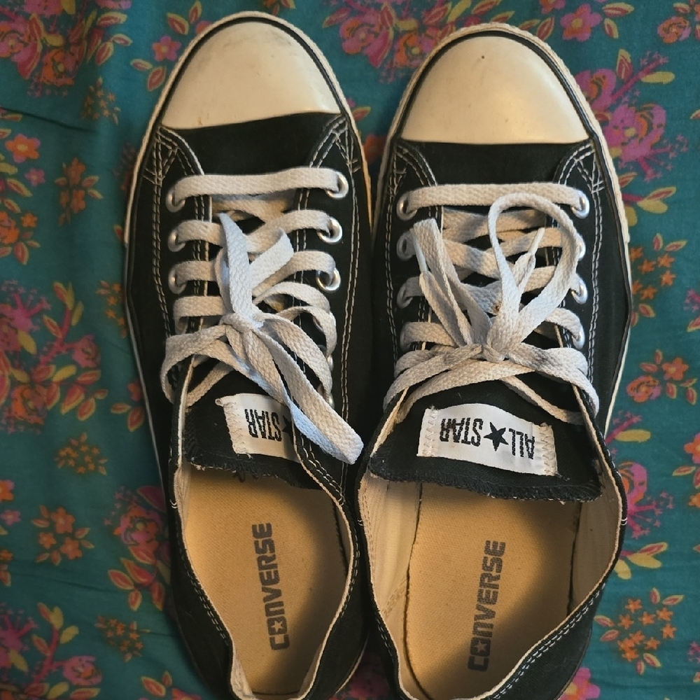 Converse All Star Black and White Shoes